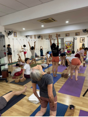 マレーシアでのアイアンガーヨガ